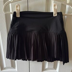 Lucky in Love Black Skater Mini Skirt
